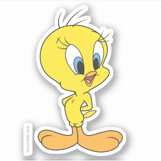 TWEETY™ハハ シール (正面)