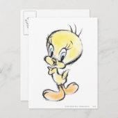 TWEETY™ – ハンドエンド ポストカード (正面/裏面)