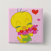 TWEETY™ハート 缶バッジ (正面)