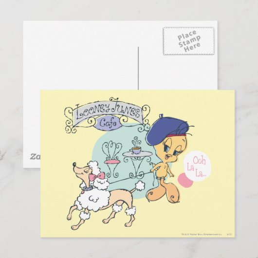 TWEETY™パリ ポストカード (正面/裏面)