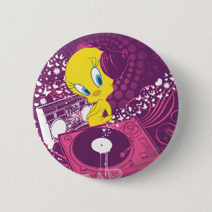 TWEETY™ 「ビートを聞く」 缶バッジ