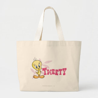 「TWEETY™」ピンク ラージトートバッグ