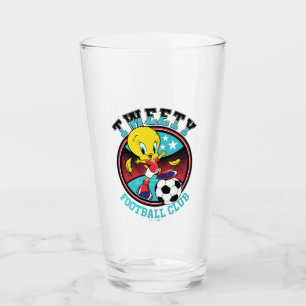 TWEETY™ フットボールクラブ バッジ タンブラーグラス