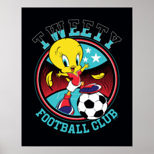 TWEETY™ フットボールクラブ バッジ ポスター