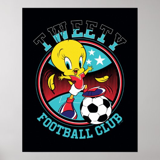 TWEETY™ フットボールクラブ バッジ ポスター (正面)