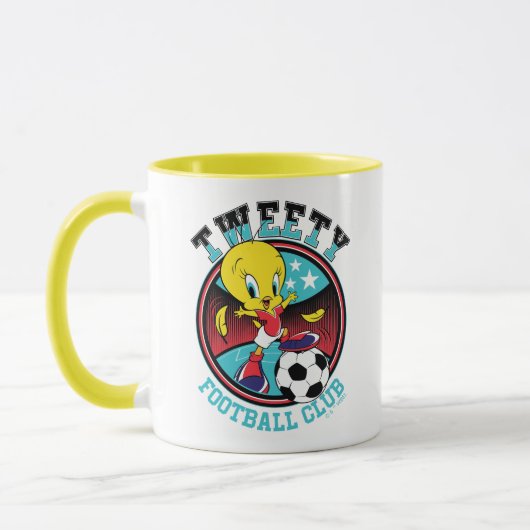 TWEETY™ フットボールクラブ バッジ マグカップ (左)