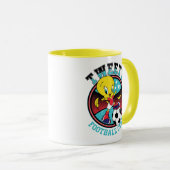 TWEETY™ フットボールクラブ バッジ マグカップ (正面右)