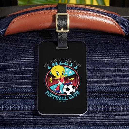 TWEETY™ フットボールクラブ バッジ ラゲッジタグ (正面インサイチュ2)