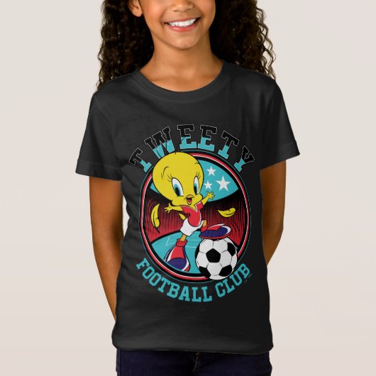 TWEETY™ フットボールクラブ バッジ Tシャツ (正面)
