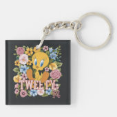 TWEETY™ フラワーステッチグラフィック キーホルダー (裏面)