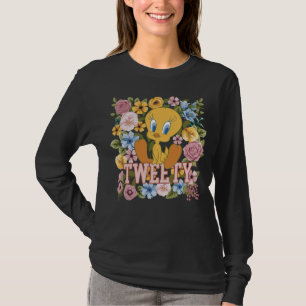 TWEETY™ フラワーステッチグラフィック Tシャツ