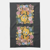 TWEETY™ フラワー刺繍グラフィック キッチンタオル (縦)
