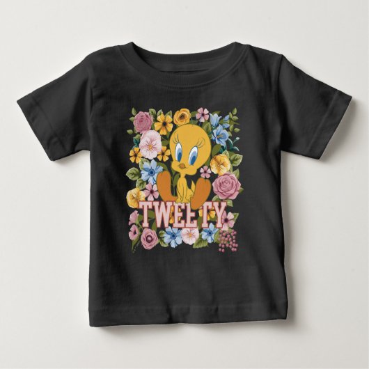 TWEETY™ フラワー刺繍グラフィック ベビーTシャツ (正面)