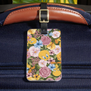 TWEETY™ フローラル刺繍デザイン ラゲッジタグ