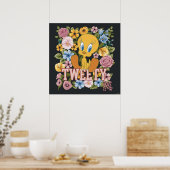 TWEETY™ フローラル刺繍 グラフィック ポスター (キッチン)
