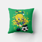 TWEETY™ ブラジル代表サッカーデザイン クッション (裏面)