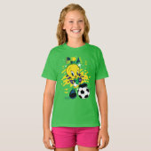 TWEETY™ ブラジル代表サッカーデザイン Tシャツ (正面フル)