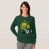 TWEETY™ ブラジル代表サッカーデザイン Tシャツ (正面フル)