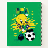 TWEETY™ ブラジル サッカー グラフィック ノートブック (裏面)