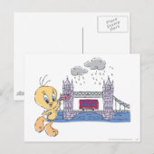 TWEETY™ロンドンブリッジ ポストカード (正面/裏面)