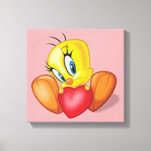 TWEETY™保持ハート キャンバスプリント (正面)
