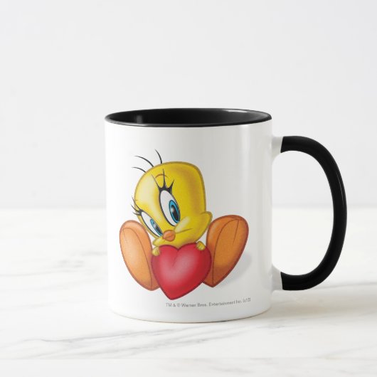TWEETY™保持ハート マグカップ (右)