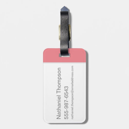 Tweety™ -可愛いの？ ラゲッジタグ (裏面縦)