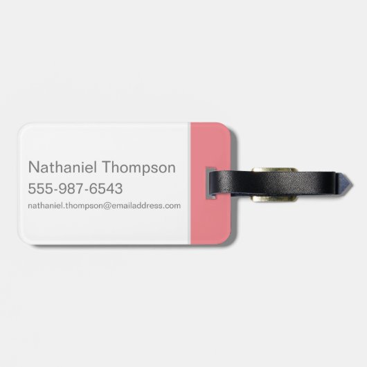 Tweety™ -可愛いの？ ラゲッジタグ (裏面横)