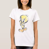 Tweety – 手書き完了 tシャツ (正面)