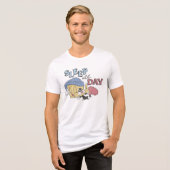 TWEETY™ 昼寝の日 トライブレンドTシャツ (正面全面)