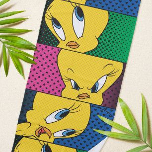 TWEETY™漫画パネル ビーチタオル