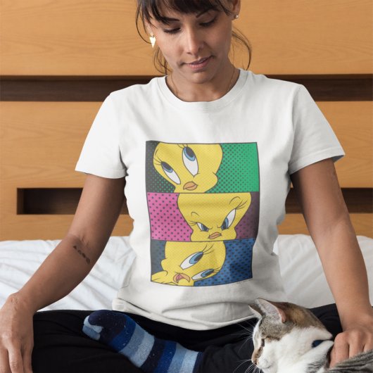 TWEETY™漫画パネル Tシャツ