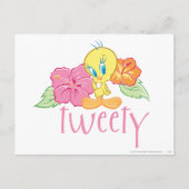 TWEETY™熱帯の花 ポストカード (正面)