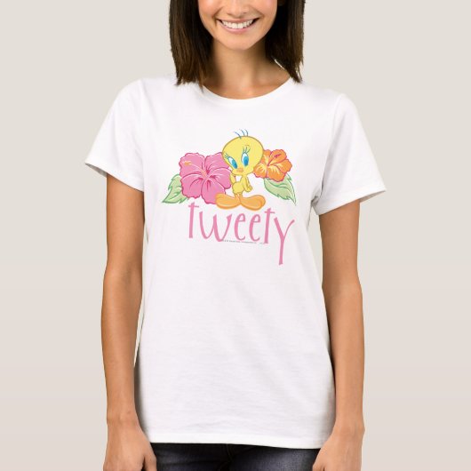 TWEETY™熱帯の花 Tシャツ (正面)