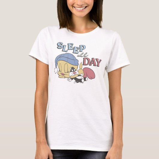 TWEETY™ 眠る一日 Tシャツ (正面)