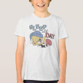 TWEETY™ 眠る トライブレンドTシャツ (正面)
