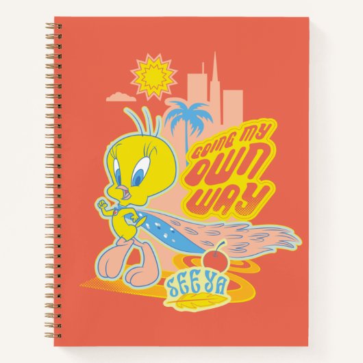 TWEETY™ – 自分の道を進む ノートブック (正面)