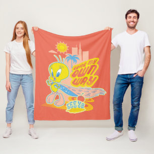 TWEETY™ – 自分の道を進む フリースブランケット