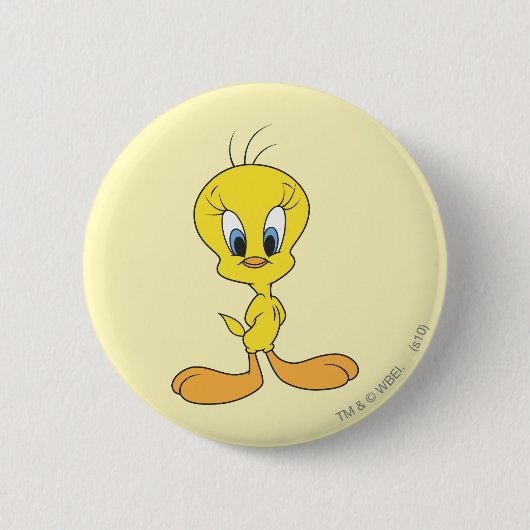 TWEETY™ 誇りを持った 缶バッジ (正面)