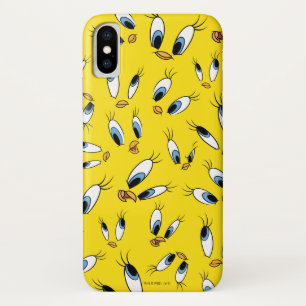 TWEETY™顔パターン iPhone X ケース