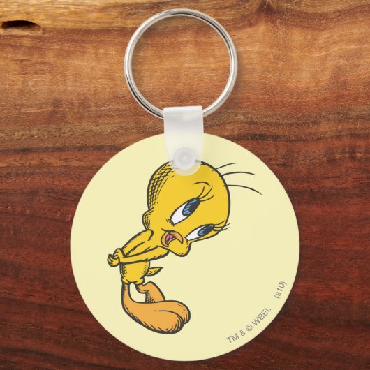 Tweety Bashful キーホルダー (正面)