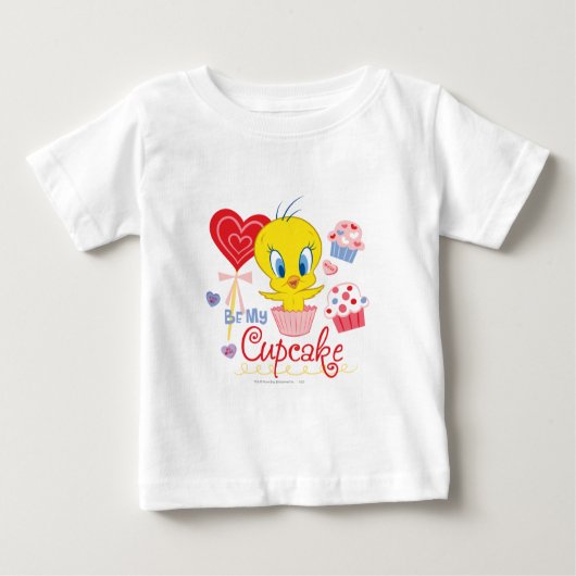 TWEETY™ Be My Cupcake ベビーTシャツ (正面)
