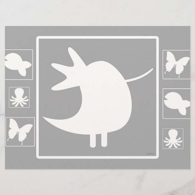 Tweety Bird + Friendsカラーリングシートランチョンマット (正面)