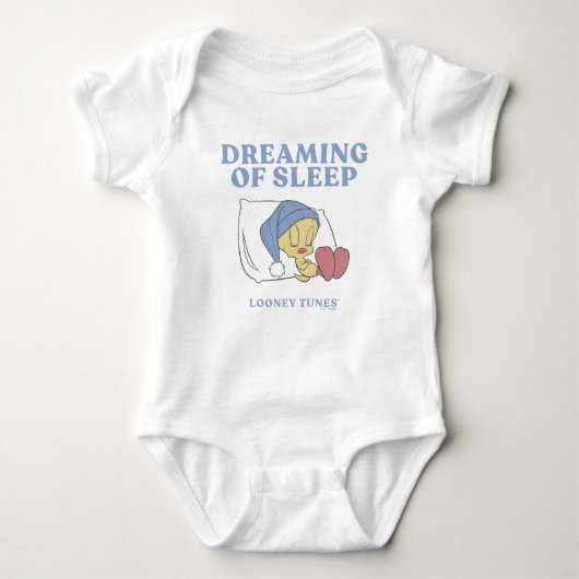 TWEETY™ Dreaming of Sleep ベビーボディスーツ (正面)