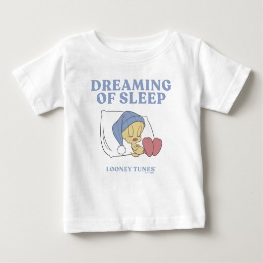 TWEETY™ Dreaming of Sleep ベビーTシャツ (正面)