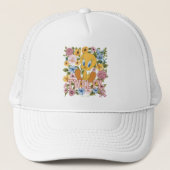 TWEETY™ Floral Embroidery Graphic キャップ (正面)