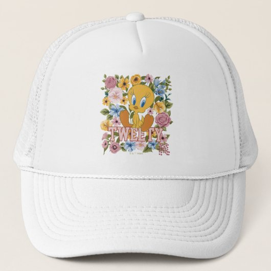TWEETY™ Floral Embroidery Graphic キャップ (正面)