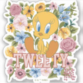TWEETY™ Floral Embroidery Graphic シール (正面)