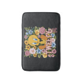 TWEETY™ Floral Embroidery Graphic バスマット (正面縦)