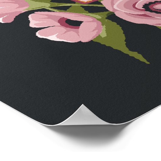 TWEETY™ Floral Embroidery Graphic ポスター (角)